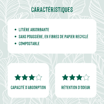 Visuel 1 du produit Litière en papier recyclé non-agglomérante pour chat et rongeur Paper Pure - 10 L