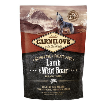 Visuel 1 du produit Croquettes pour chien Carnilove Lamb & Wild boar for Adult - 1,5 kg