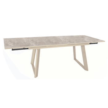 Visuel 1 du produit Table Malo avec 2 rallonges en aluminium - 180 x 230 x 280 x 100 cm