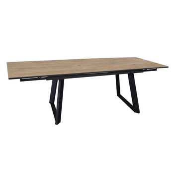 Visuel 1 du produit Table Malo avec 2 rallonges en aluminium - 180 x 230 x 280 x 100 cm