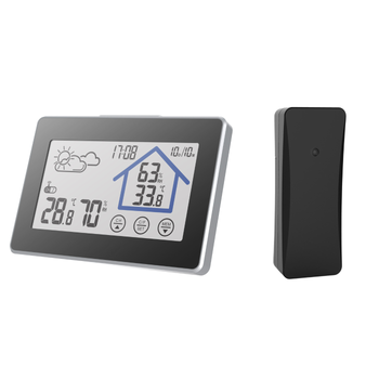 Visuel 1 du produit Station météo sans fil écran tactile - 14,2 x 23 x 97 cm