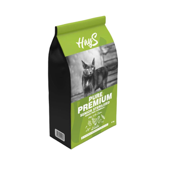 Visuel 1 du produit Croquette pour chat senior stérilisé au poulet Hays Pure Premium - 6 kg