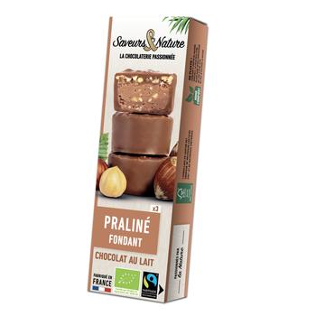 Visuel 1 du produit Minis rochers pralinés noisette enrobés de chocolat au lait 45 g