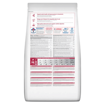 Visuel 1 du produit Croquette pour chien adulte grande race aux légumes et au riz Hill's - 12 kg