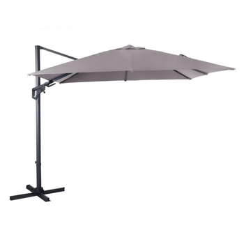 Visuel 1 du produit Parasol déporté, orientable, inclinable et rotatif en aluminium écru PROLOISIRS NH20 - 3x3m