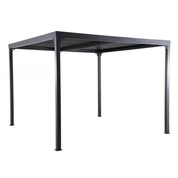 Visuel 1 du produit Tonnelle bioclimatique anthracite/gris clair CREADOR Kiro - 3x3m