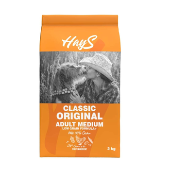 Visuel 1 du produit Croquette pour chien adulte de race moyenne au poulet Hays Classic - 3 kg
