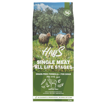 Visuel 2 du produit Croquette pour chien adulte mono-protéine d'agneau sans céréales Hays - 12 kg