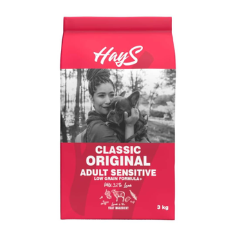 Visuel 1 du produit Croquette pour chien adulte sensible à l'agneau Hays Classic - 3 kg