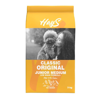 Visuel 2 du produit Croquette pour le chiot de taille de taille moyenne au poulet Hays Classic - 3 kg