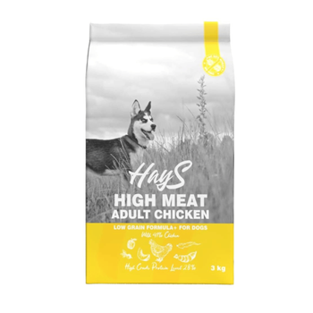 Visuel 1 du produit Croquette pour chien adulte au poulet Hays High Meat - 3 kg