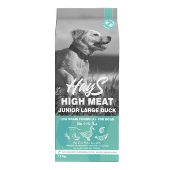 Visuel 1 du produit Croquette pour chiot de grande taille au canard Hays High Meat - 12 kg