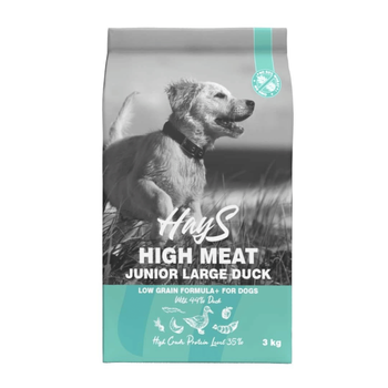 Visuel 1 du produit Croquette pour chiot de grande taille au canard Hays High Meat - 3 kg