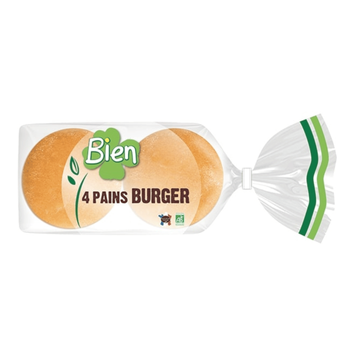 Visuel 1 du produit Pains burger bio en sachet bio Bien - 200g