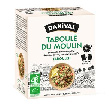 Visuel 1 du produit Taboulé du moulin DANIVAL 120 g + 500 g