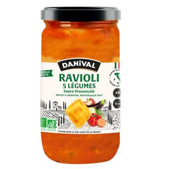Visuel 1 du produit Raviolis aux 5 légumes DANIVAL 670 g