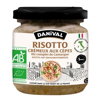 Visuel 1 du produit Risotto crémeux aux cèpes bio Danival - 320 g