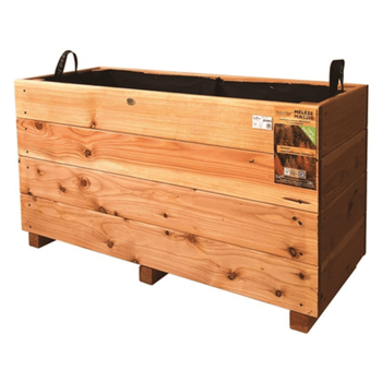 Visuel 1 du produit Bac City en mélèze huilé 100 x 36 x H 52 cm