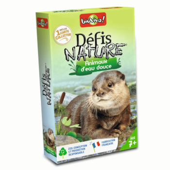 Visuel 1 du produit Jeu de cartes Défis Nature Animaux d'eau douce aux Éditions Bioviva