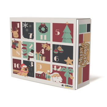 Visuel 1 du produit Calendrier de l'Avent pour chien avec jouets de Noël Croci - x 12