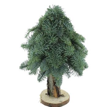 Visuel 1 du produit Sapin naturel de table avec pied Nobilis coloris vert – 40 cm