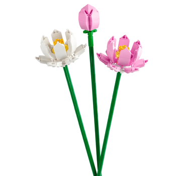 Visuel 1 du produit Fleurs de lotus LEGO® Botanical Collection 8 ans et plus - 220 pièces