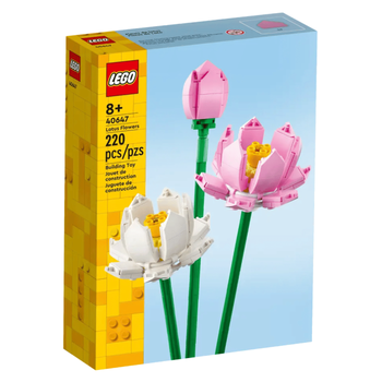 Visuel 1 du produit Fleurs de lotus LEGO® Botanical Collection 8 ans et plus - 220 pièces