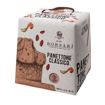 Visuel 1 du produit Panettone classique Borsari - dans une boîte en carton de 500 g