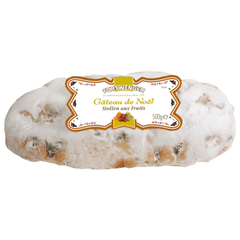 Visuel 1 du produit Gâteau de Noël stollen aux fruits Fortwenger - 500 g