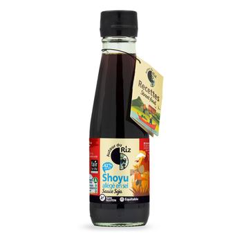 Visuel 1 du produit Shoyu sauce soja bio allégée en sel Compagnieriz - 200 ml