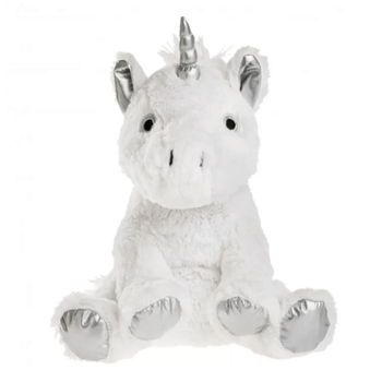 Visuel 1 du produit Bouillotte licorne garnie en blé et lavande coloris blanc L'artisan du bien-être