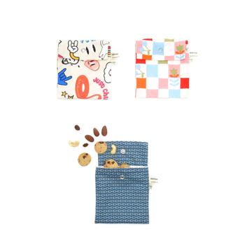 Visuel 1 du produit Pochette à goûter en coton Alterosac – 12 x 14,5 cm