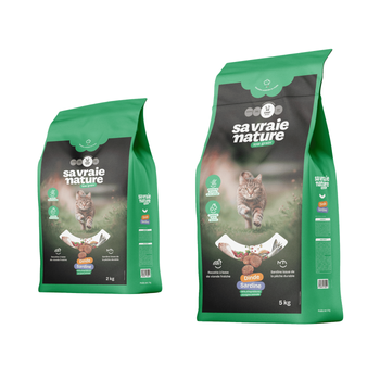 Visuel 1 du produit Croquettes chat adulte dinde & sardine réduites en céréales Sa Vraie Nature