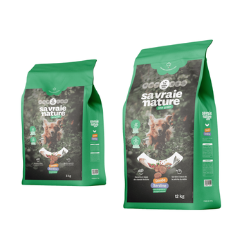 Visuel 1 du produit Croquettes chien adulte medium Sa Vraie Nature dinde sardine