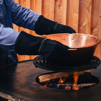 Visuel 2 du produit Les Gants en cuir haute température noir OYAT - taille 10