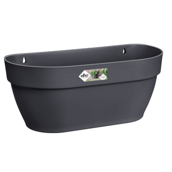 Visuel 1 du produit Bac mural en plastique recyclé gris anthracite Elho Vibia Campana - 35 x 16,2 x 14,8 cm