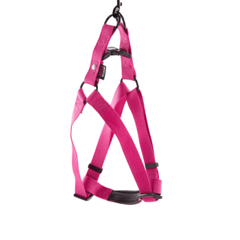 Visuel 1 du produit Harnais baudrier réglable rose pour chien - 4x90/110 cm
