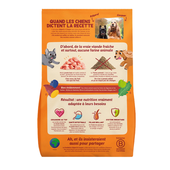 Visuel 1 du produit Croquettes pour chien adulte au poulet sans céréales Edgard & Cooper - 7 kg