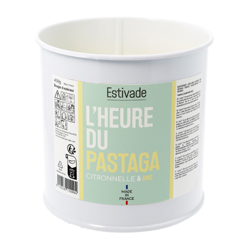 Visuel 1 du produit Bougie parfumée "l'heure du pastaga" coloris multicolore en cire Estivade Denis & Fils - Ø 10 cm 400 g