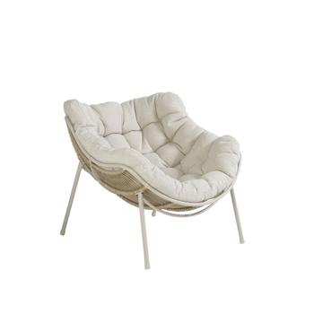 Visuel 1 du produit Fauteuil relaxant coloris beige en acier Cocoon II - 114 x 96 x 83 cm