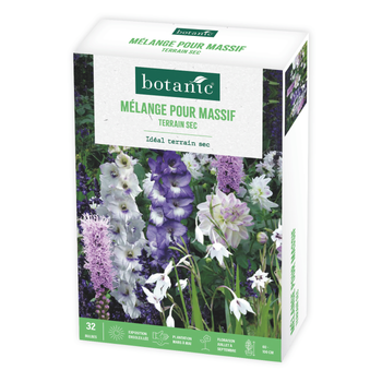 Visuel 1 du produit Boite de bulbes de fleurs en mélange pour massif terrain sec botanic® – 32 bulbes