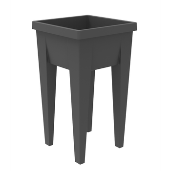 Visuel 1 du produit Carré haut VEG&TABLE aromatique « recyclé citoyen Botanic » coloris gris en plastique EDA - 23 L