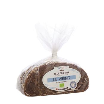 Visuel 1 du produit Pain au levain aux céréales grandes tranches bio Belledonne Le Viking - 400 g