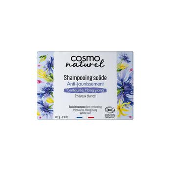 Visuel 1 du produit Shampoing solide pour cheveux blancs centaurée Cosmo Naturel - 85 g