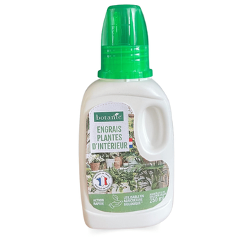 Visuel 1 du produit Engrais plantes vertes et fleuries d'intérieur en bouteille botanic® - 250 ml