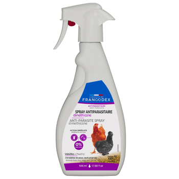 Visuel 1 du produit Spray antiparasitaire pour volaille Francodex - 500 ml