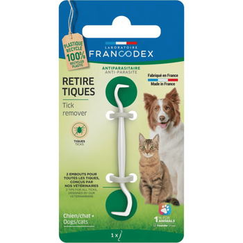 Visuel 1 du produit Retire tiques pour chien et chat Francodex
