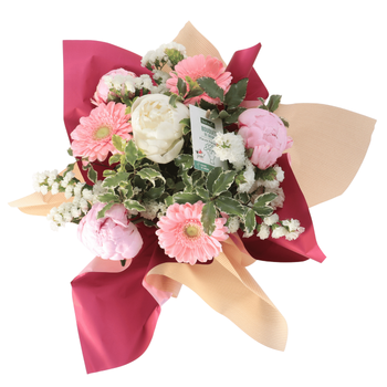 Visuel 1 du produit Bouquet bulle 100% Fleurs de France pour la Fête des Mères - 12 tiges