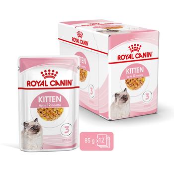 Visuel 1 du produit Pâtées pour chaton en gelée Royal Canin Kitten Instinctive - 12 x 85 g