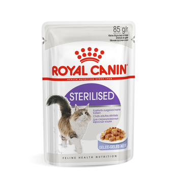 Visuel 1 du produit Pâtées pour chat stérilisé en gelée Royal Canin Sterilised - 12 x 85 g